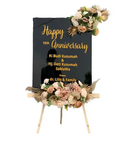 Papan Bunga Akrilik sikka