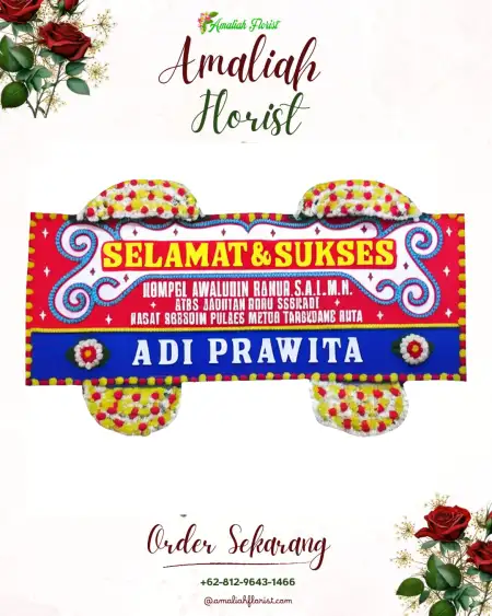 Papan Bunga Ucapan Selamat sikka